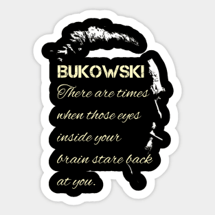 BUKOWSKI t-shirt Sticker